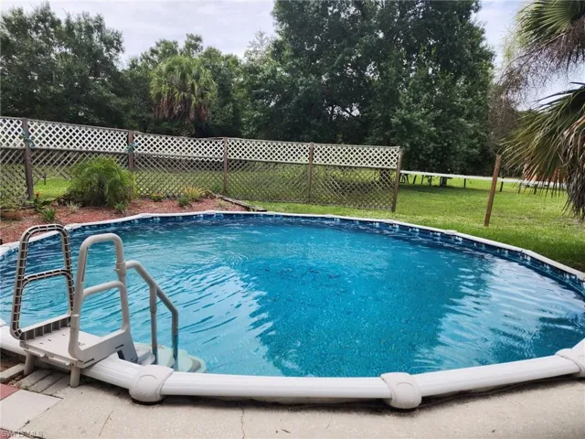 View of pool