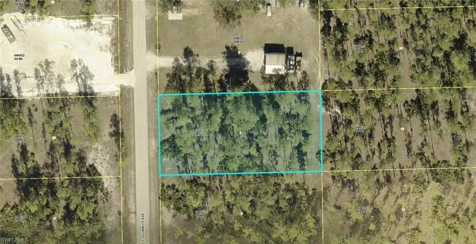 Aerial view of property's location