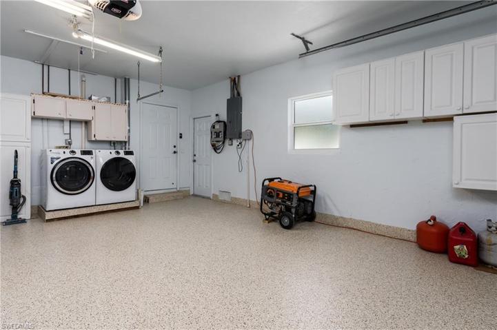 EPOXY FLOOR, GENERATOR, IMPACT GARAGE DOOR