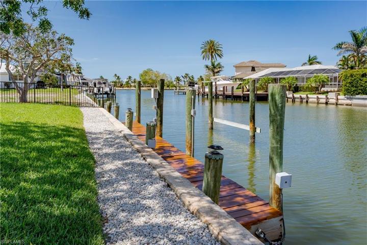 NEWLY PAINTED DOCK