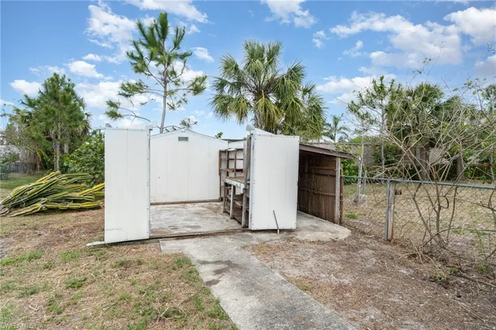 Storage shed with add on (needing some repair)