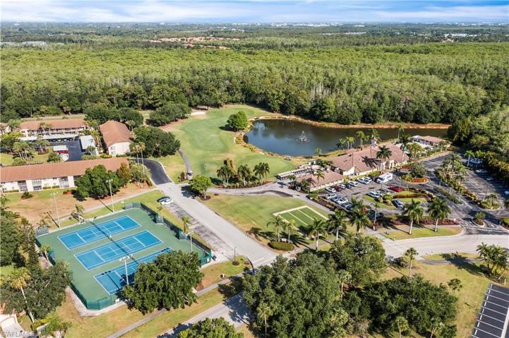 your clubhouse, first tee, with tennis, pickleball, restaurant/bar, bocce ball