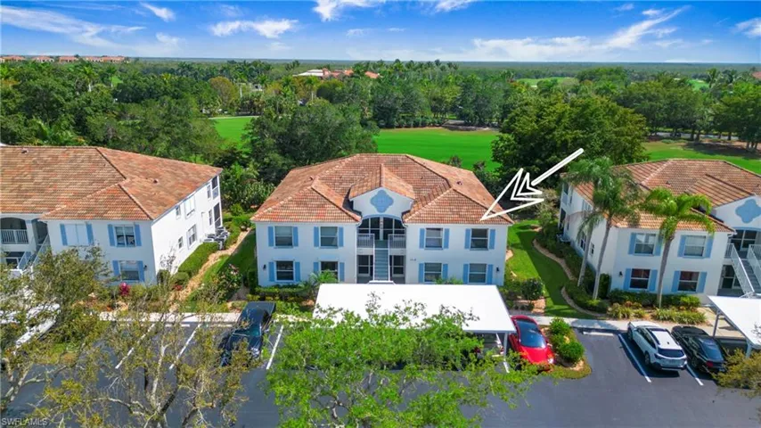 View from above of property