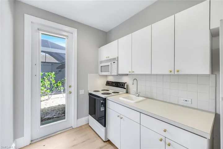 Kitchenette in Casita