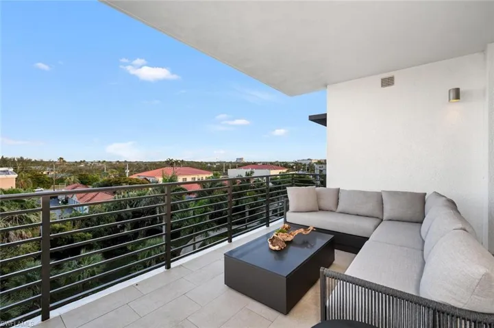 Balcony featuring an outdoor living space