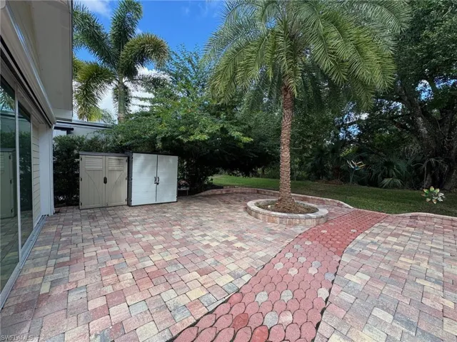 View of patio