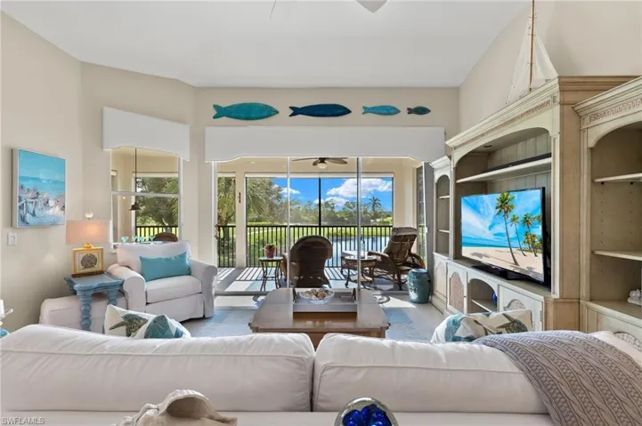 Spacious living room with abundant natural light and beautiful views.
