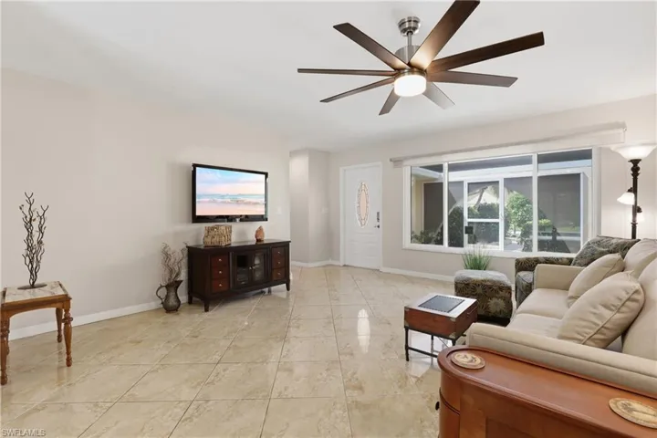 Living/Dining Room & Front Door.