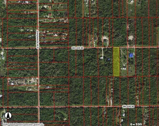 3360 24th Ave SE off Everglades Blvd - Collier County Aerial View