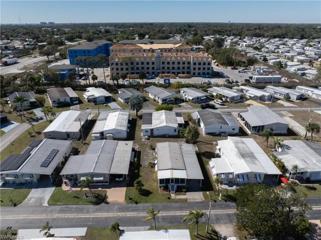 Aerial overview of property's location