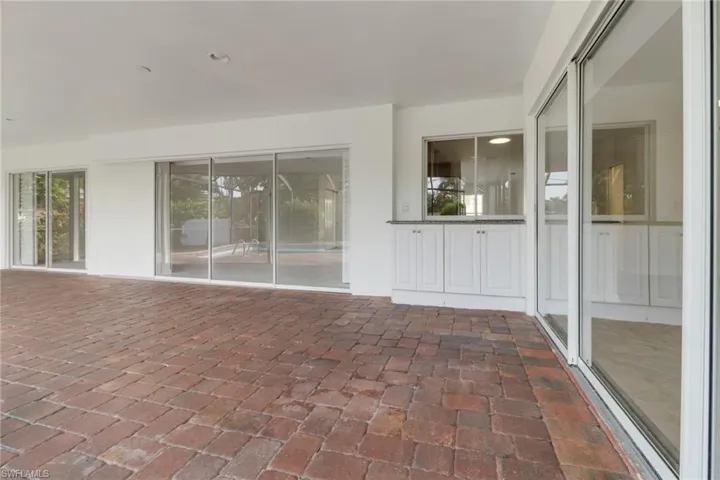 View of patio