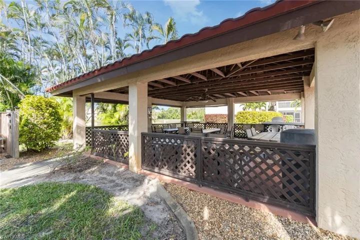 Outdoor picnic area