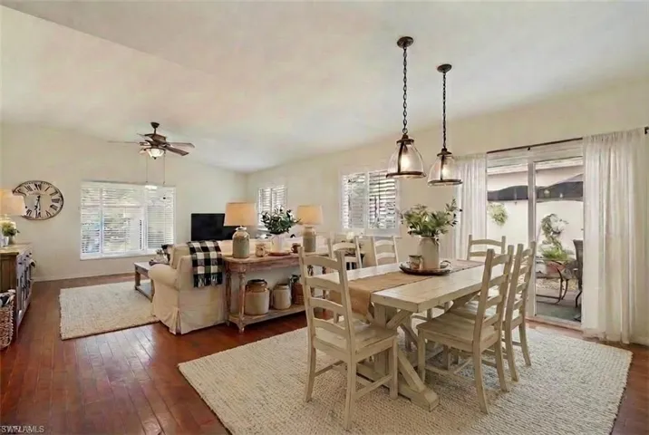 Living/Dining Room Staged