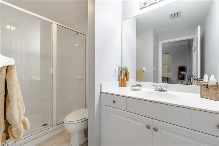 Guest Bathroom on left of entry