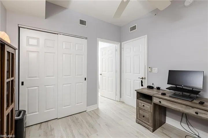 Guest bedroom on left of entry