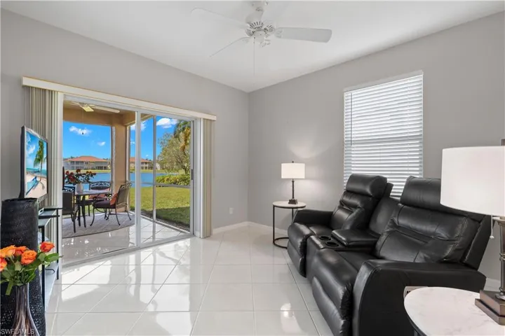 Large Den or 3rd Bedroom with Double Sliders to Lanai