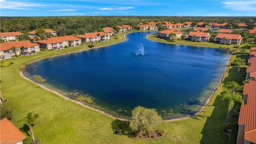 Stunning Lake Views with Fountain