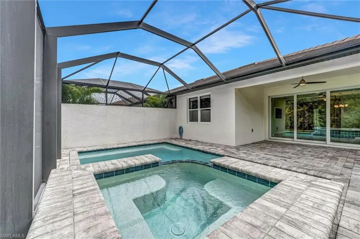 Unwind in the spa after a long day and enjoy year-round outdoor living.