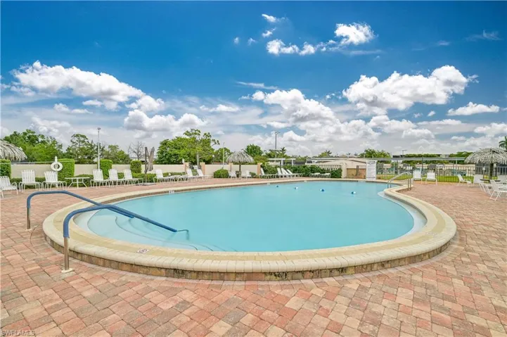 View of pool