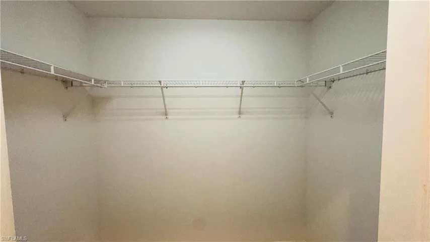 Additional closet storage space providing great storage.
