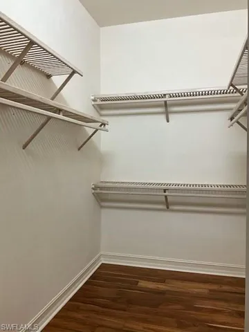 Spacious closet