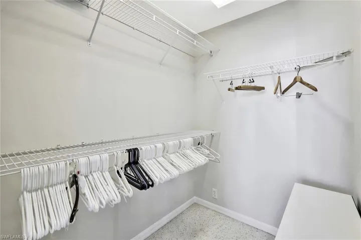 View of spacious closet