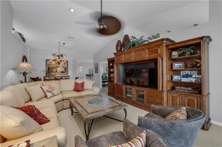 great room to dining room