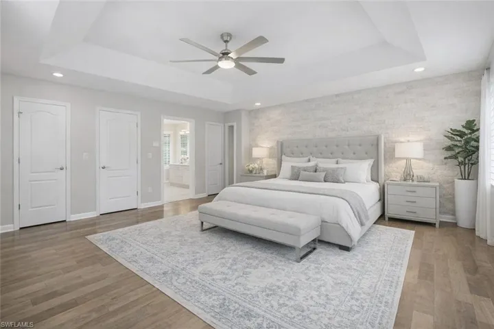 Primary Bedroom Virtually Reimagined & Designed by Jodi Inc.