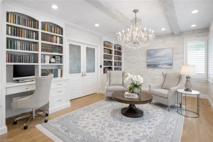 Den/Office Virtually Reimagined & Designed by Jodi Inc.
