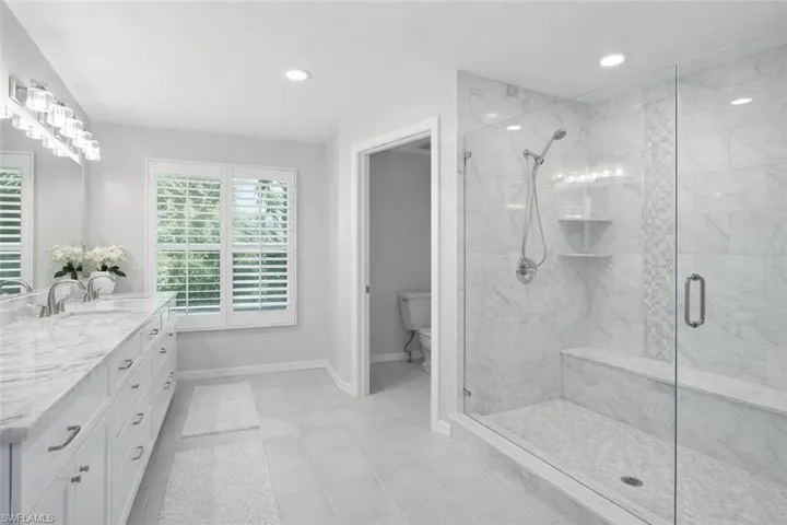 Primary Bathroom Virtually Reimagined & Designed by Jodi Inc.