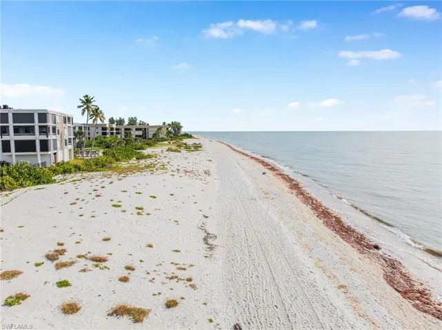 Coastline of the Gulf of Mexico with White Sandy Beach