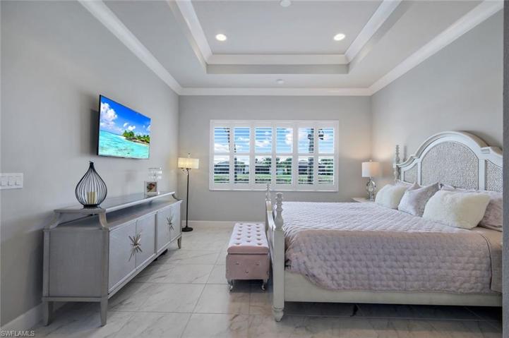 The primary suite will be your retreat at day's end.
