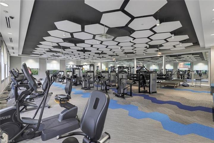 State of the art fitness center.
