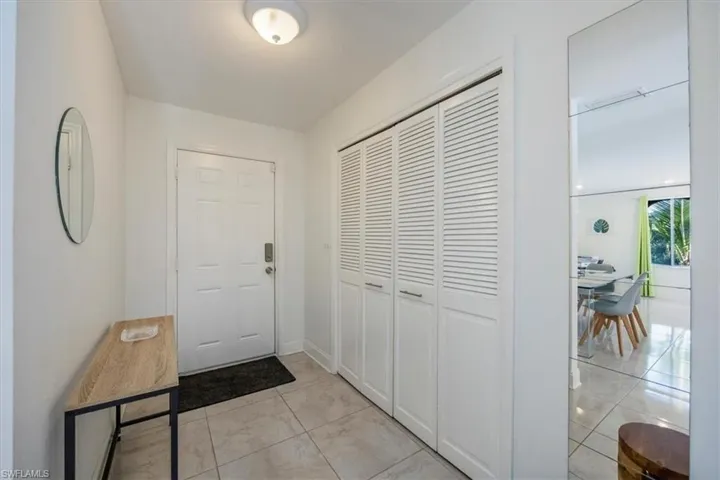 Entryway featuring baseboards