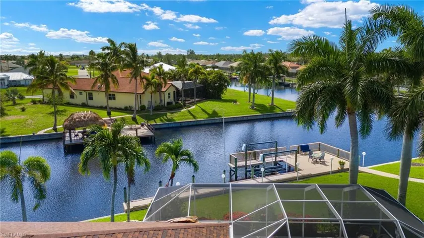 View of water feature featuring a boat dock