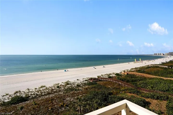 View of water feature featuring a view of the beach