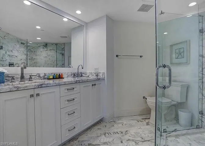 enclosed shower