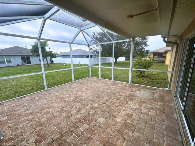 Oversized Screen Lanai with Southern Exposure.