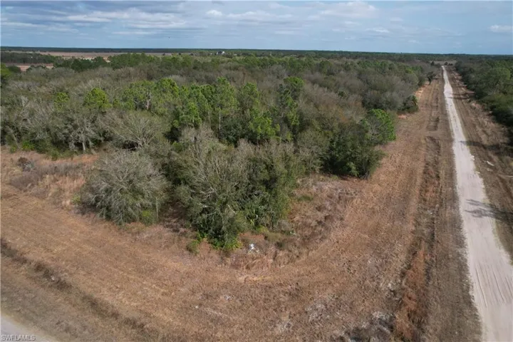 Aerial overview of property's location