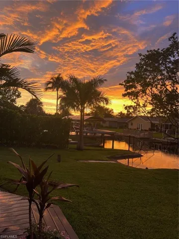 Sunset from back deck
