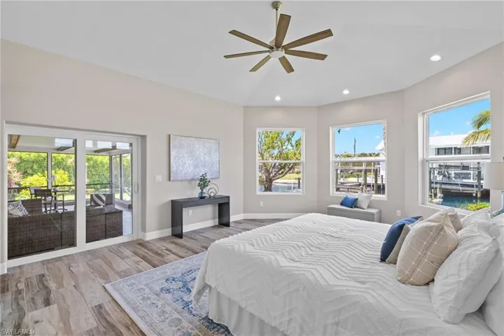 With slider access to screened lanai