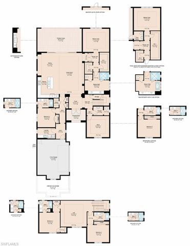 New Haven floorplan with all structural options added
