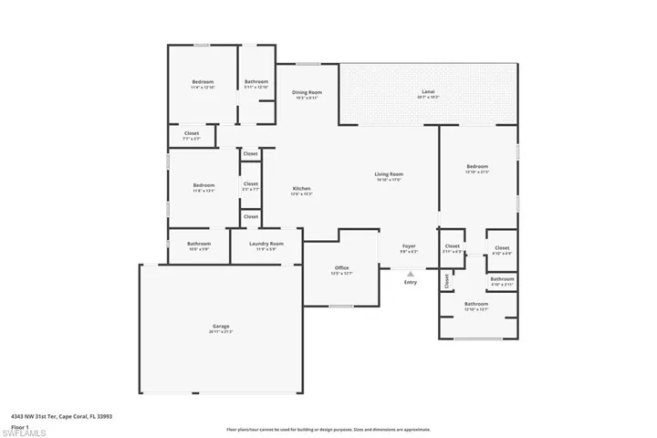 4343 Nw 31st Ter, Cape Coral, Florida 33993