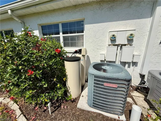 Outside Rear Area w AC and Water Softener