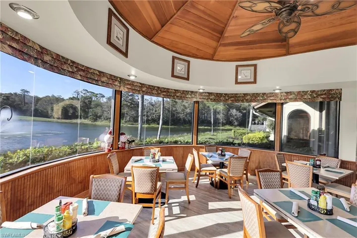 Club Dining Rm and Gathering area.