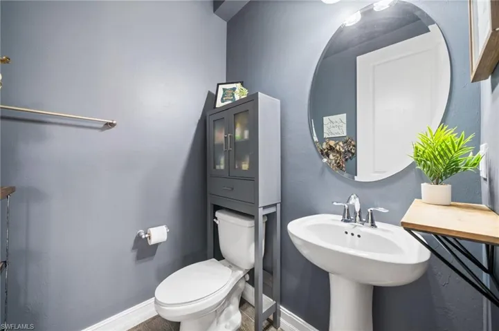 downstairs half bath