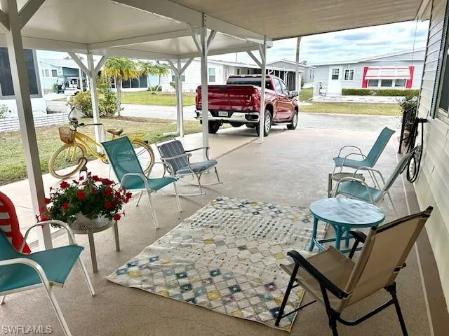 View of patio with a residential view