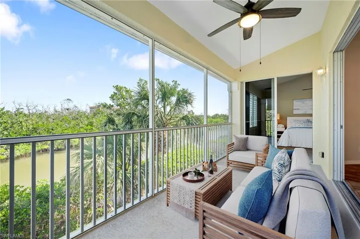 Virtually furnished lanai
