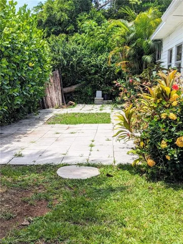 View of yard featuring a patio area