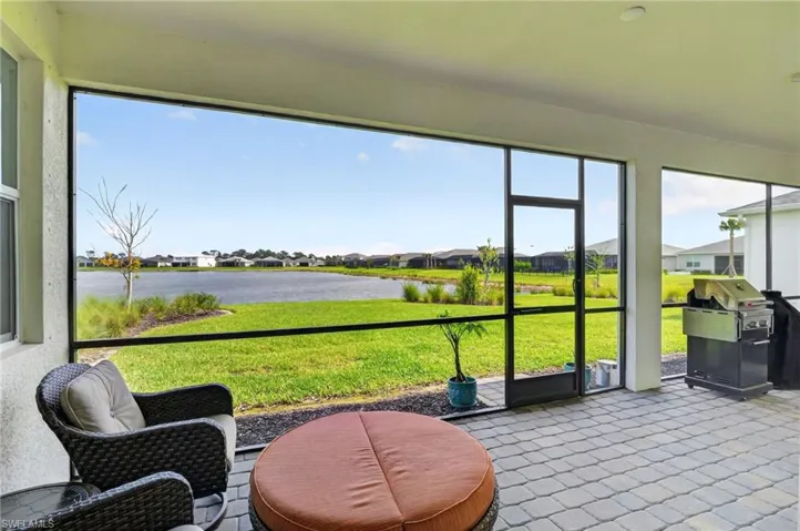 Enclosed Lanai with access to back yard